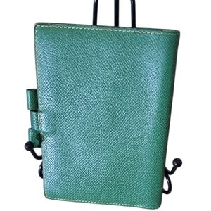 Hermes Green Simple Agenda/ Card Holder/ Passport Leather Cover